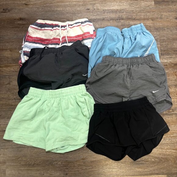 Athletic Shorts Lot Of 6 Womens Running Active Lululemon Nike Mixed XS/S Bundle - Picture 1 of 9